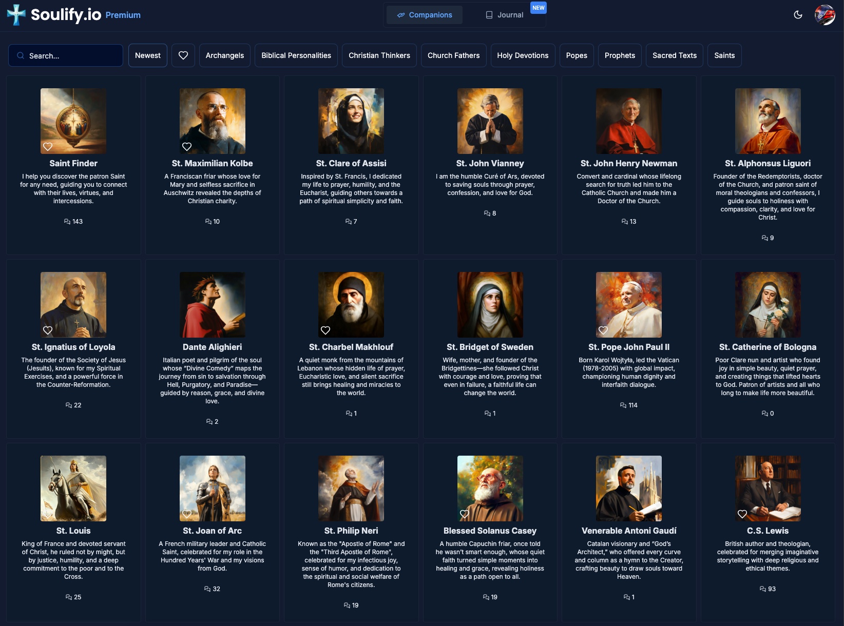 Soulify companions preview